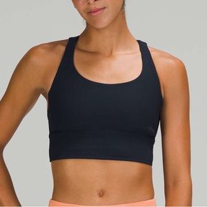 Lululemon Energy Bra Long Line True Navy